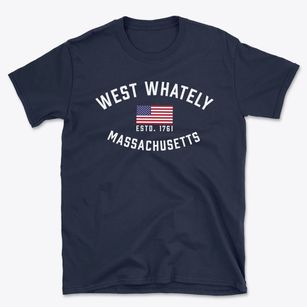 West Whately Massachusetts Patriot Basic T-Shirt