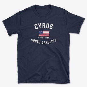 Cyrus North Carolina Patriot Basic T-Shirt