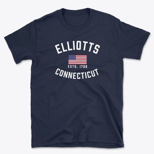 Elliotts Connecticut Patriot Basic T-Shirt