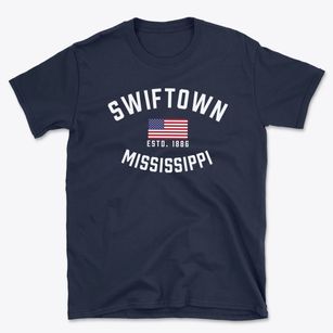 Swiftown Mississippi Patriot Basic T-Shirt