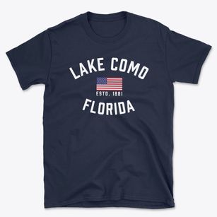Lake Como Florida Patriot Basic T-Shirt