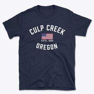 Culp Creek Oregon Patriot Basic T-Shirt
