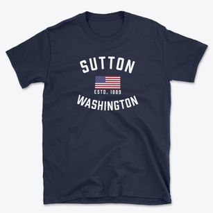 Sutton Washington Patriot Basic T-Shirt