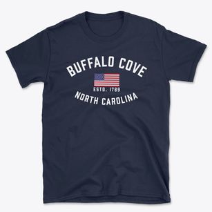 Buffalo Cove North Carolina Patriot Basic T-Shirt