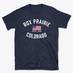 Box Prairie Colorado Patriot Basic T-Shirt