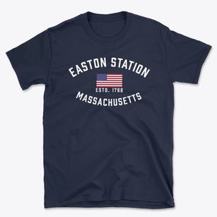 Easton Station Massachusetts Patriot Basic T-Shirt