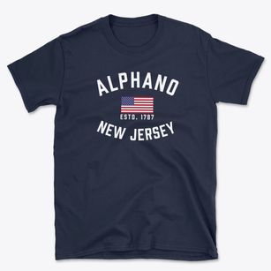 Alphano New Jersey Patriot Basic T-Shirt