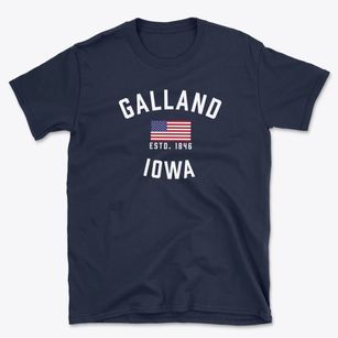 Galland Iowa Patriot Basic T-Shirt