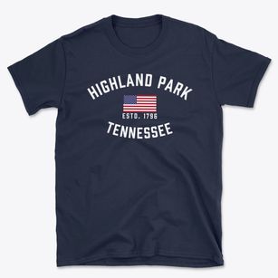 Highland Park Tennessee Patriot Basic T-Shirt