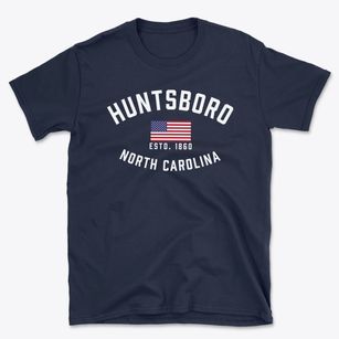 Huntsboro North Carolina Patriot Basic T-Shirt