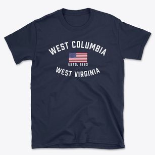West Columbia West Virginia Patriot Basic T-Shirt