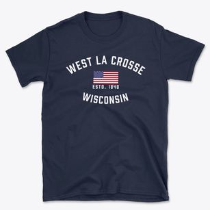 West La Crosse Wisconsin Patriot Basic T-Shirt