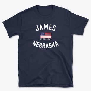 James Nebraska Patriot Basic T-Shirt