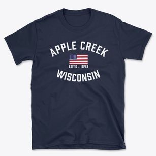 Apple Creek Wisconsin Patriot Basic T-Shirt