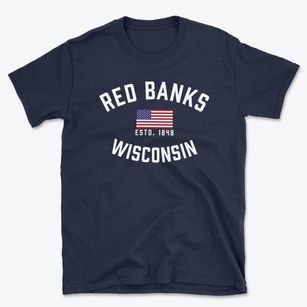 Red Banks Wisconsin Patriot Basic T-Shirt