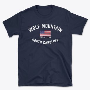 Wolf Mountain North Carolina Patriot Basic T-Shirt