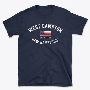 West Campton New Hampshire Patriot Basic T-Shirt