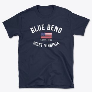 Blue Bend West Virginia Patriot Basic T-Shirt