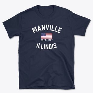 Manville Illinois Patriot Basic T-Shirt