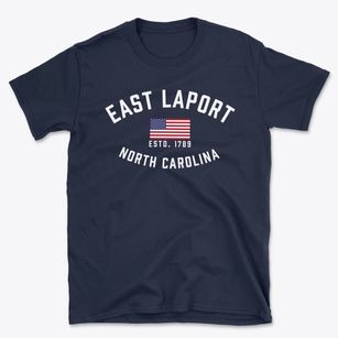East Laport North Carolina Patriot Basic T-Shirt