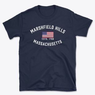 Marshfield Hills Massachusetts Patriot Basic T-Shirt