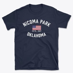 Nicoma Park Oklahoma Patriot Basic T-Shirt