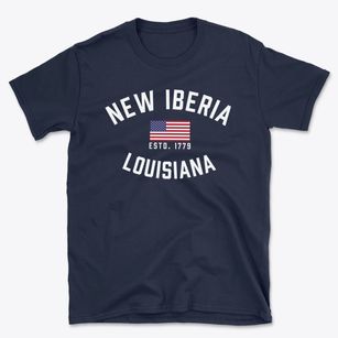 New Iberia Louisiana Patriot Basic T-Shirt