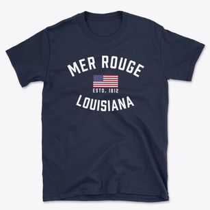 Mer Rouge Louisiana Patriot Basic T-Shirt