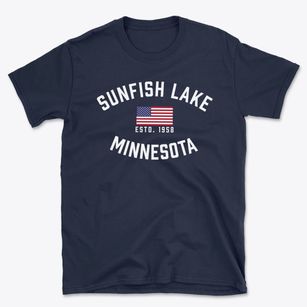 Sunfish Lake Minnesota Patriot Basic T-Shirt