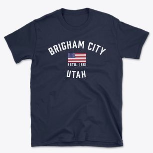 Brigham City Utah Patriot Basic T-Shirt