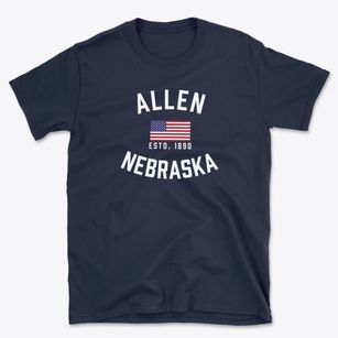 Allen Nebraska Patriot Basic T-Shirt