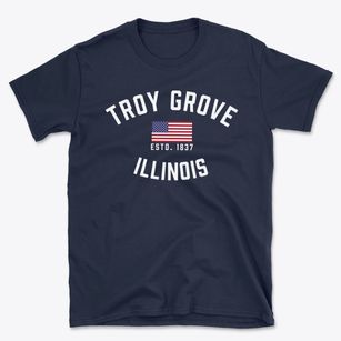 Troy Grove Illinois Patriot Basic T-Shirt
