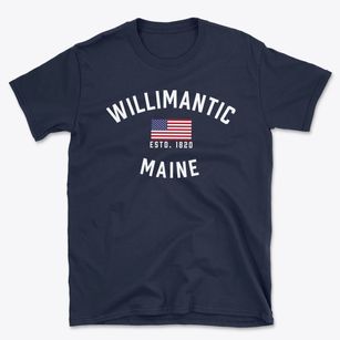 Willimantic Maine Patriot Basic T-Shirt