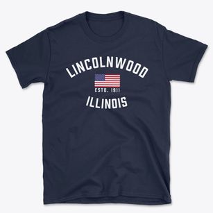 Lincolnwood Illinois Patriot Basic T-Shirt