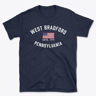 West Bradford Pennsylvania Patriot Basic T-Shirt
