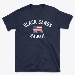 Black Sands Hawaii Patriot Basic T-Shirt