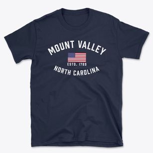 Mount Valley North Carolina Patriot Basic T-Shirt