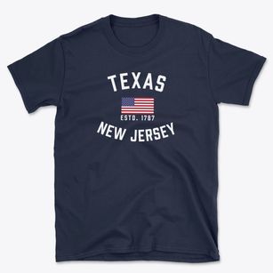 Texas New Jersey Patriot Basic T-Shirt