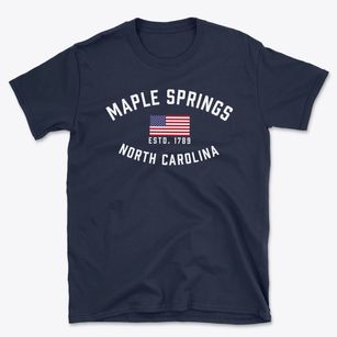 Maple Springs North Carolina Patriot Basic T-Shirt