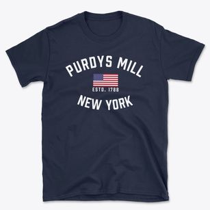Purdys Mill New York Patriot Basic T-Shirt