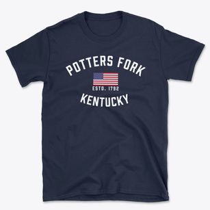 Potters Fork Kentucky Patriot Basic T-Shirt