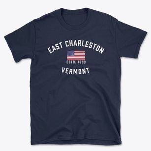 East Charleston Vermont Patriot Basic T-Shirt