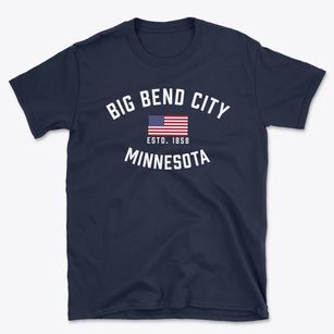 Big Bend City Minnesota Patriot Basic T-Shirt