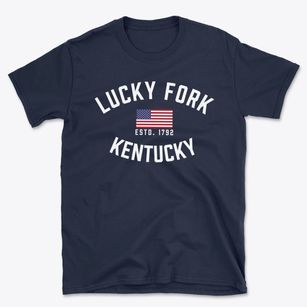 Lucky Fork Kentucky Patriot Basic T-Shirt