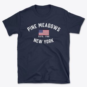 Pine Meadows New York Patriot Basic T-Shirt