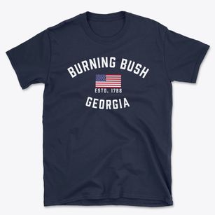 Burning Bush Georgia Patriot Basic T-Shirt