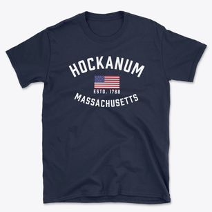 Hockanum Massachusetts Patriot Basic T-Shirt