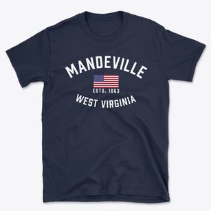 Mandeville West Virginia Patriot Basic T-Shirt