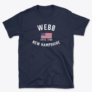Webb New Hampshire Patriot Basic T-Shirt