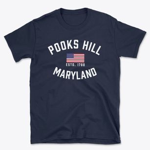 Pooks Hill Maryland Patriot Basic T-Shirt